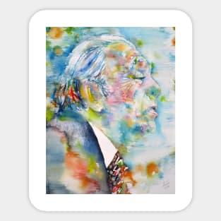 BORGES - watercolor portrait.2 Sticker